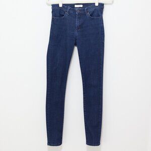 Banana Republic Women's Blue Denim Darker Wash Skinny Legging Jeans Size 28